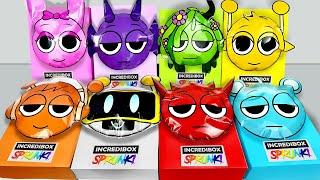 Paper DIY Unboxing INCREDIBOX Blind Box, How to make Blind Bag | Tana Cubes DIY