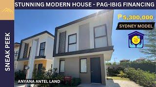 Stunning Sydney Model House For Sale At Anyana Antel Land - Modern Design With Pag-ibig Financing!