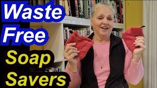 How to make Soap Saver pouch for waste free soaps. DIY scrubs from old towels