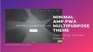 Minimal Multi-Purpose Website Theme | AMP and PWA Compatible Theme| Noor WordPress Theme