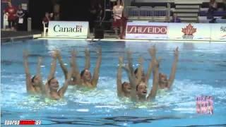 Montreal Synchro Team Junior Preliminary Shiseido Canadian Open 2015