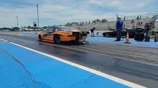 Steven Leerentveld Racing Mustang Winning at Pro Mod Event