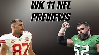 WEEK 11 NFL PREVIEW: EAGLES VS CHIEFS, RAIDERS VS DOLPHINS & MORE | FANTASY FOOTBALL 2023 | 398