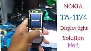 Nokia TA 1174 display light solution 1