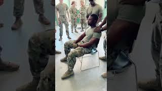 Soldier eats taser