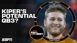 Mel Kiper's QB3: Quinn Ewers, Jalen Milroe or Jaxson Dart? | First Draft 