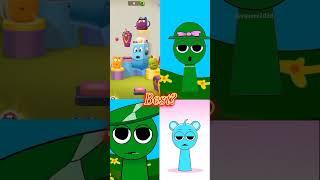 Sprunki. Green phase #trending #memes#shortsvideo #my talking Tom 2