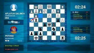 Chess Game Analysis: AFLATUN SALIMOV - PUTIN90 : 0-1 (By ChessFriends.com)