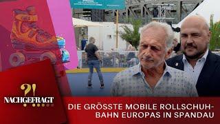 Die größte mobile Rollschuhbahn Europas in Spandau!