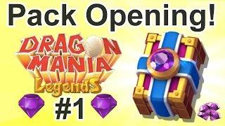 Dragon Mania Legends PACK OPENING! - New Dragons GALORE! #1