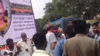 Jimmy Smrz dancing at a funeral in Tiruvannamalai
