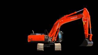 Hitachi ZX350LC-5 Exterior Walk-around