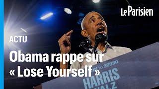 Obama rappe du Eminem lors d’un meeting pour Kamala Harris