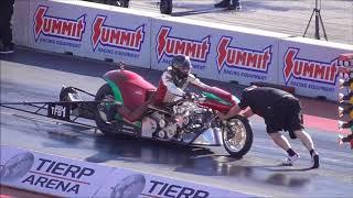 Jan Sturla Hegre Top Fuel Bike, solorun. Tierp 26 aug 2018