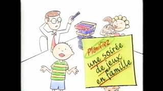 Milton Bradley et Parker Brothers - Planifiez une soirée de jeux en famille - 1999 ( Publicité )