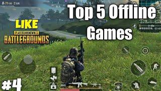 Top 5 Offline Games Like Pubg | Offline Battleground Games