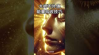大師不會告訴你的 - 能量吸收技巧 #能量修練 #秘傳技巧 #靈修進階