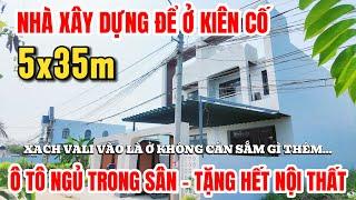 NHÀ BÌNH CHÁNH ĐẸP, Bán nhà tặng full nội thất, SHR, rộng 175m2 thổ, trả trước 1 TỶ nhận nhà ở