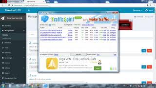 настройка Traffic Spirit 6.2.1 для заработка на Shorten URLs and EARN MONEY