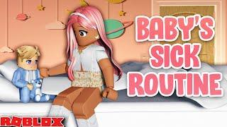  MY BABY GOT SICK DURING WINTER️️ | Bloxburg Roleplay | Roblox