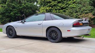 1998 Camaro SS 243 Heads Sloppy 2 Cam SLP Loudmouth Exhaust with Longtubes Sound Clips Short Drive