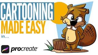 Cartooning Made Easy in Procreate: Let's Draw a Cartoon Beaver!