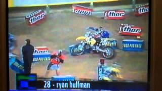 Ryan Huffman's Odd Injury at Phoenix 1998 125cc Main