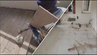 Sticking Ceramic on Old Ceramics! Ceramic flooring - Tile flooring