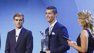 UFEA Champions League groupe stage draw and the awards ceremony the best player in Europe  2016