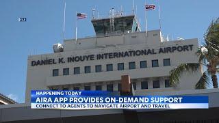 Daniel K. Inouye International Airport introduces new travel support service for visually impaired