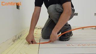 How to install ThermoDEK™-18 overfloor system by Continal Underfloor