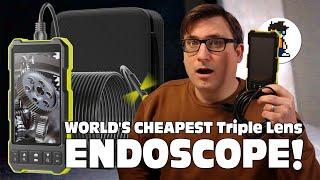 The CHEAPEST TRIPLE CAMERA Endoscope / Borescope on Amazon