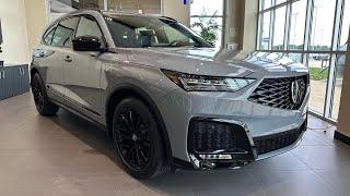 Urban Gray 2025 Acura MDX A-Spec Advance Walkaround