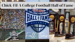 COLLEGE FOOTBALL HALL OF FAME ATLANTA GEORGIA TOUR // COMPLETE TOUR OF COLLEGE FOOTBALL MUSEUM