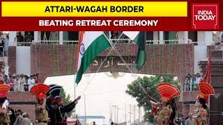 Beating Retreat Ceremony At Attari-Wagah Border; BSF, Pak Rangers Exchange Sweets| 73rd Republic Day