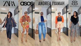 Spring Try-on Haul you don't want to miss . H&M, ASOS, Andrea Iyamah, Bella Barnett.