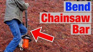 Why Old School Loggers Bend Their Chainsaw Bars