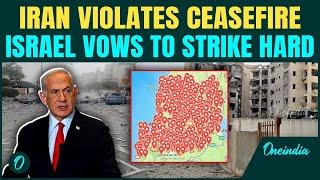 Israel ACCUSES Iran of violating CEASEFIRE | Confirms 2 Missiles intercepted , Vows to strike HARD