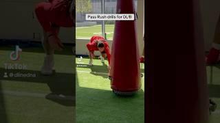 Pass Rush Drills for DL  #defensiveline #football #defensivelineman #passrush