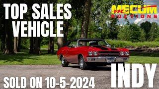 Top Sales at Mecum Indy, Saturday October 5, 2024.