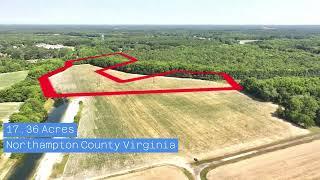 17.36 Acres For Sale in Northampton County Virginia!