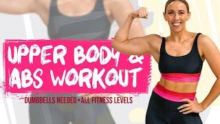 At-Home Dumbbell Upper Body and Abs Workout | Stronger - Day 14