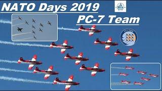 PC-7 Team ▲ Swiss Air Force  ▲ NATO Days 2019 ▲ + view from the display line