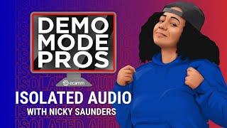Nicky Saunders Shows us Isolated Audio in Ecamm Live