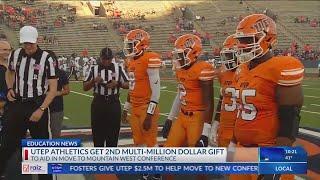 UTEP Athletics gets 2nd large gift for transition to Mountain West