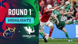 Munster v Connacht | Highlights | Round 1 | URC 2024/25