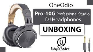 Oneodio pro 10 DJ Professional Headphones - Unboxing & Review | #Udaysreview