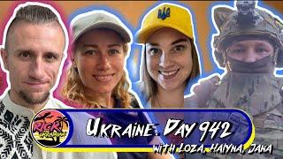 Ukraine. Day 942 (22 Sept 2024) with Loza (Pete's commander), Halyna and Jana from@ProjectKonstantin