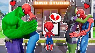 Hulk x Spider Man : Who is Screat Guy in Granny House | Funny Horror Animation