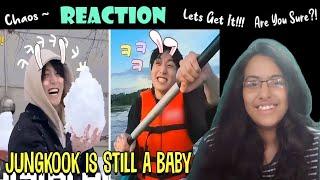 BTS Jungkook Is Still A Baby | BTS REACTION(Jikook Chaos)